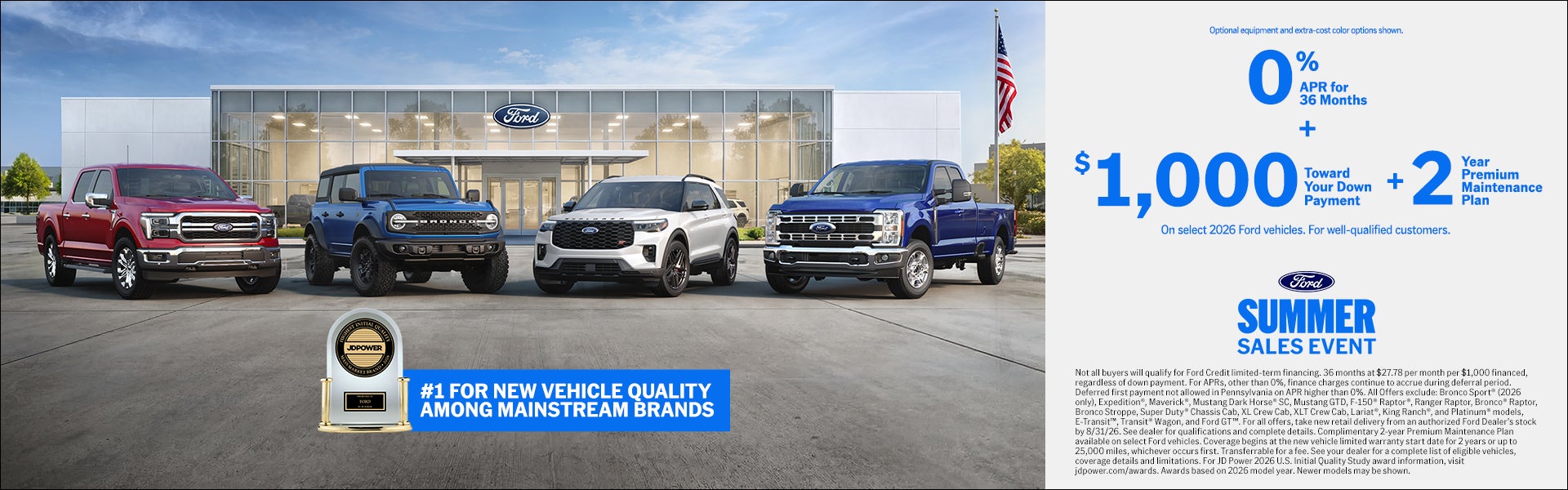 Ford Summer Sales Event 