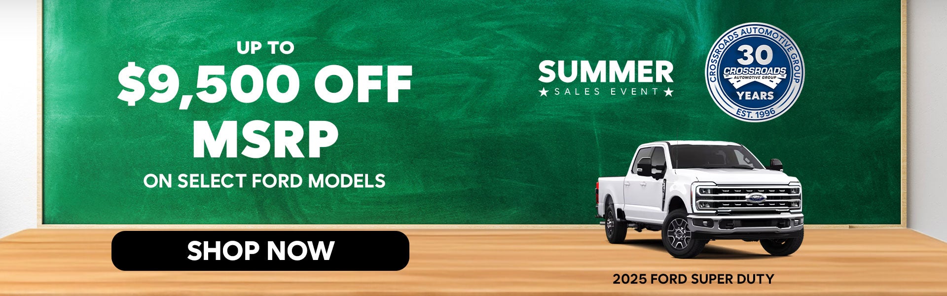 Up to $9,500 Off MSRP