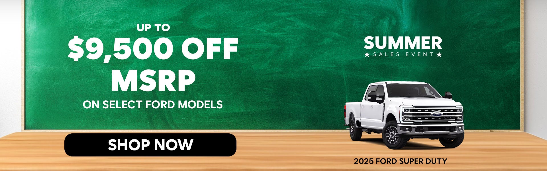 Up to $9,500 Off MSRP