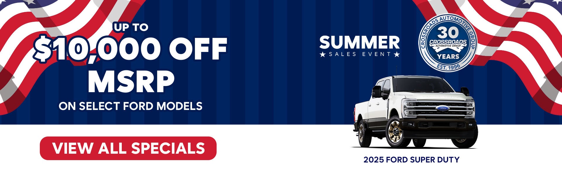 Up to $10,000 Off MSRP in Sumter, SC